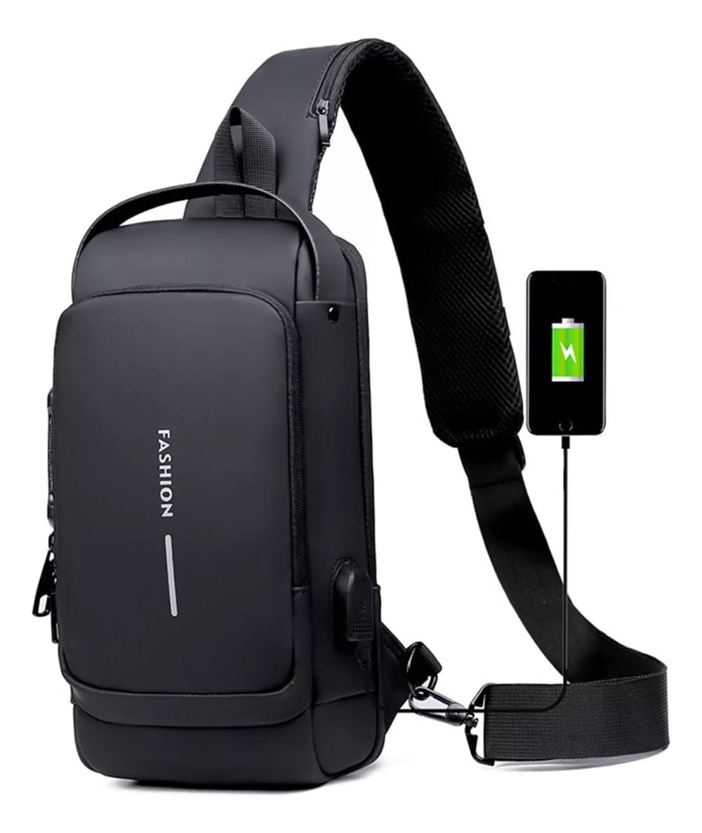 EL BOLSO ANTIRROBO CON CABLE USB 💼